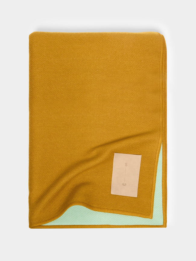 Studio Shamshiri x ABASK - Handwoven Cashmere Double-Faced Large Blanket -  - ABASK - 