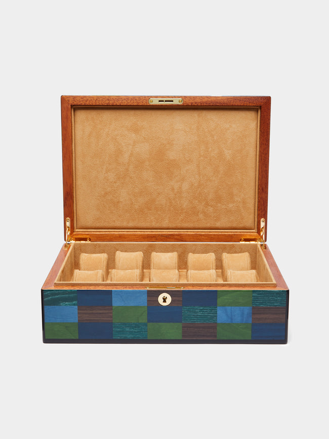 Morici - Venezia Cannaregio Wood Inlay Watch Box (10 Watches) -  - ABASK