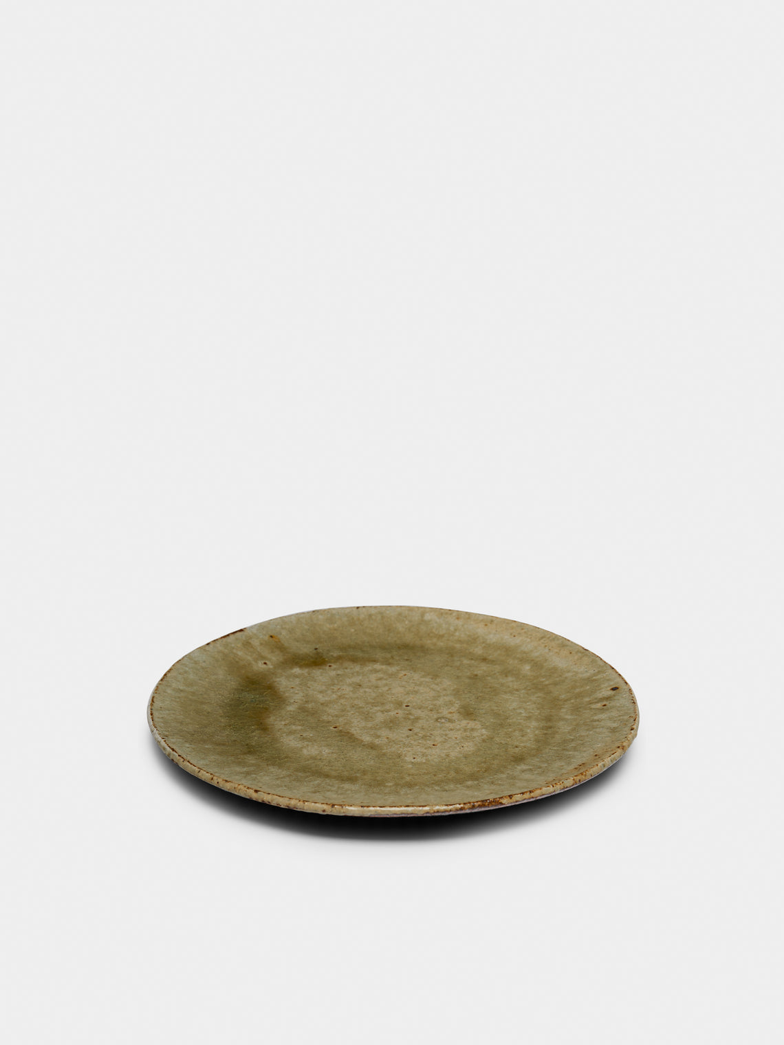 Ingot Objects - Ash-Glazed Ceramic Rimless Side Plates (Set of 4) -  - ABASK