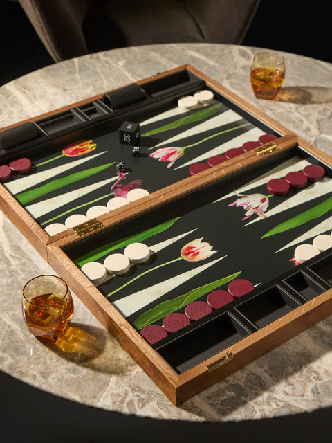 Alexandra Llewellyn - Tulip Oak Backgammon Set -  - ABASK