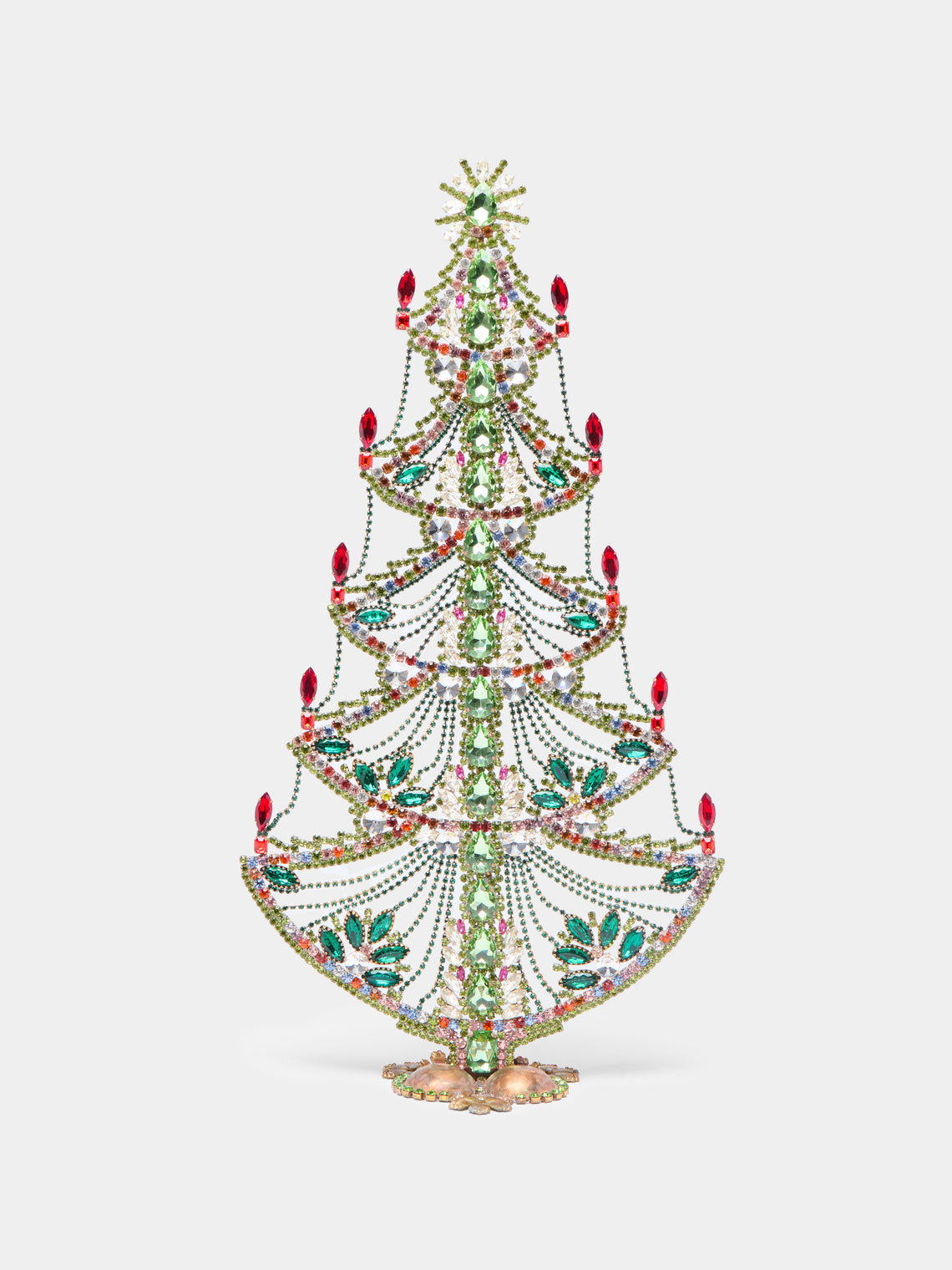 Antique and Vintage - 1930s Czech Jewelled Extra Large Christmas Tree -  - ABASK - 