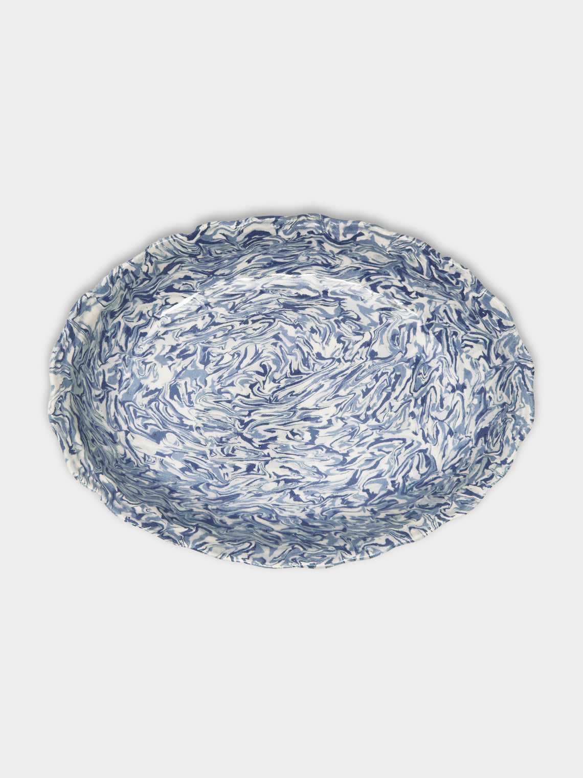 ABASK Aptware - Marbled Ceramic Large Serving Platter -  - ABASK - 