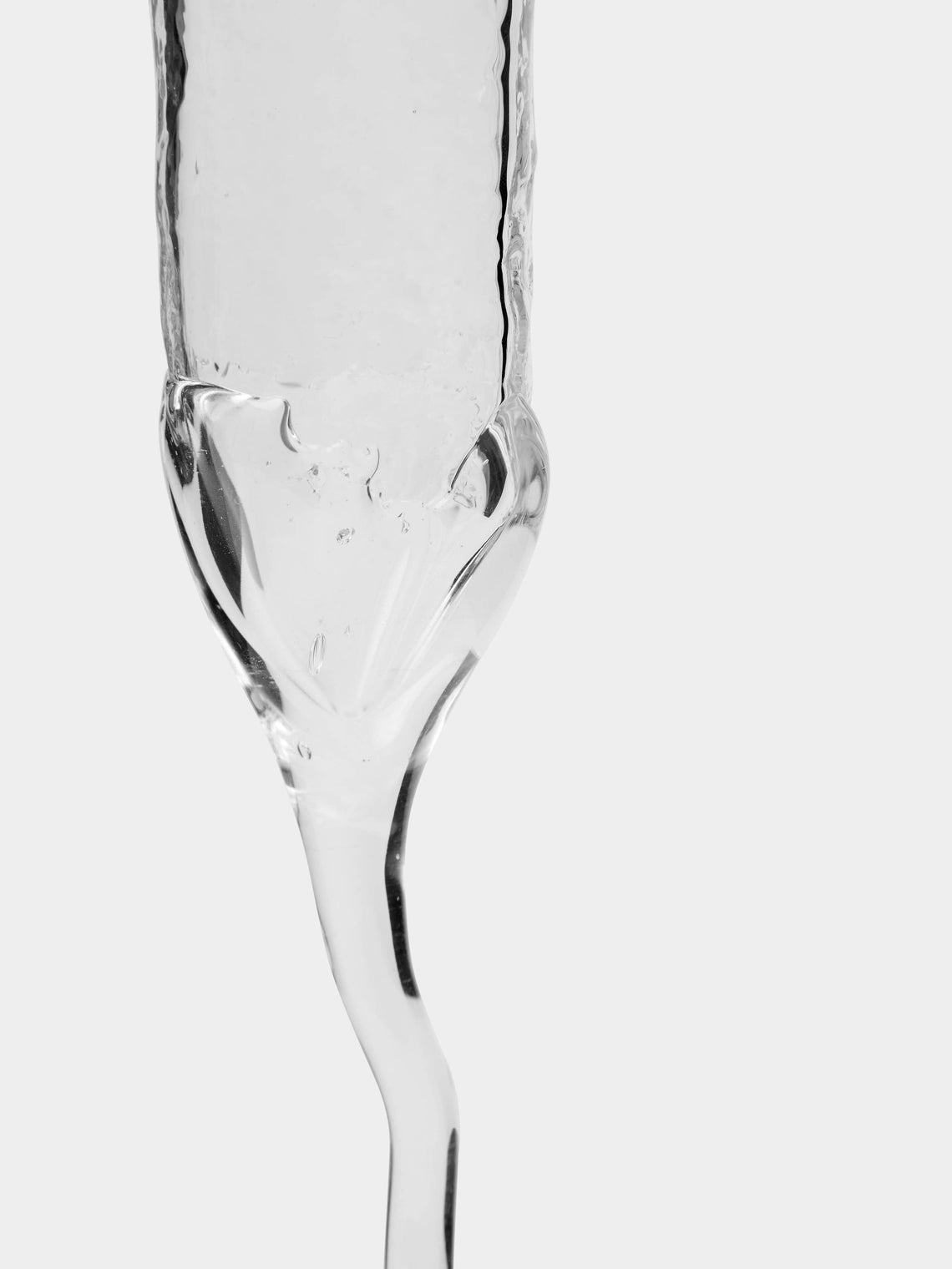 Szklo - Hand-Blown Glass Champagne Flute -  - ABASK