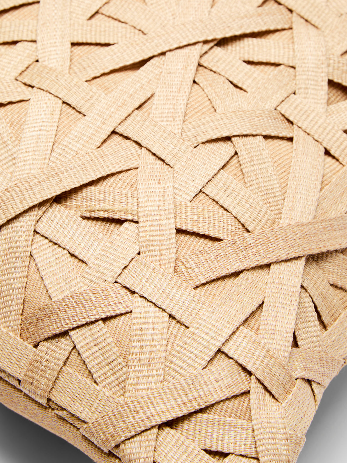 KUBO Curated - Basket Weave Palm Cushion -  - ABASK