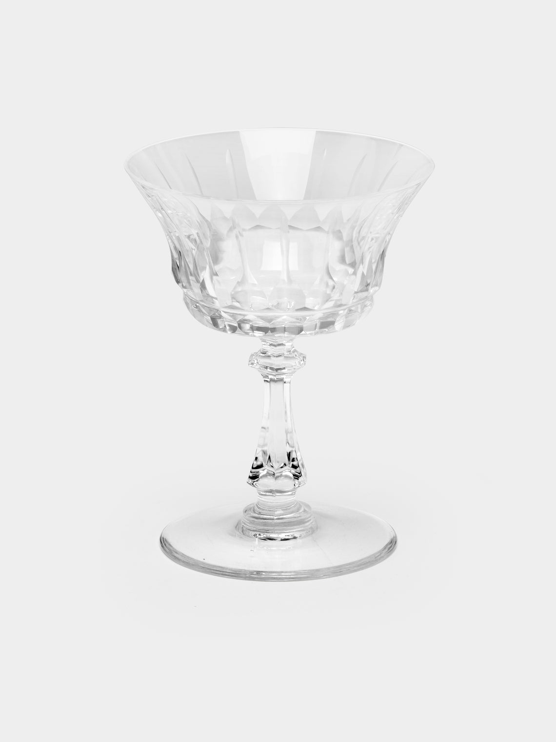 Antique and Vintage - 1960s Val Saint Lambert Crystal Champagne Coupes (Set of 14) -  - ABASK - 