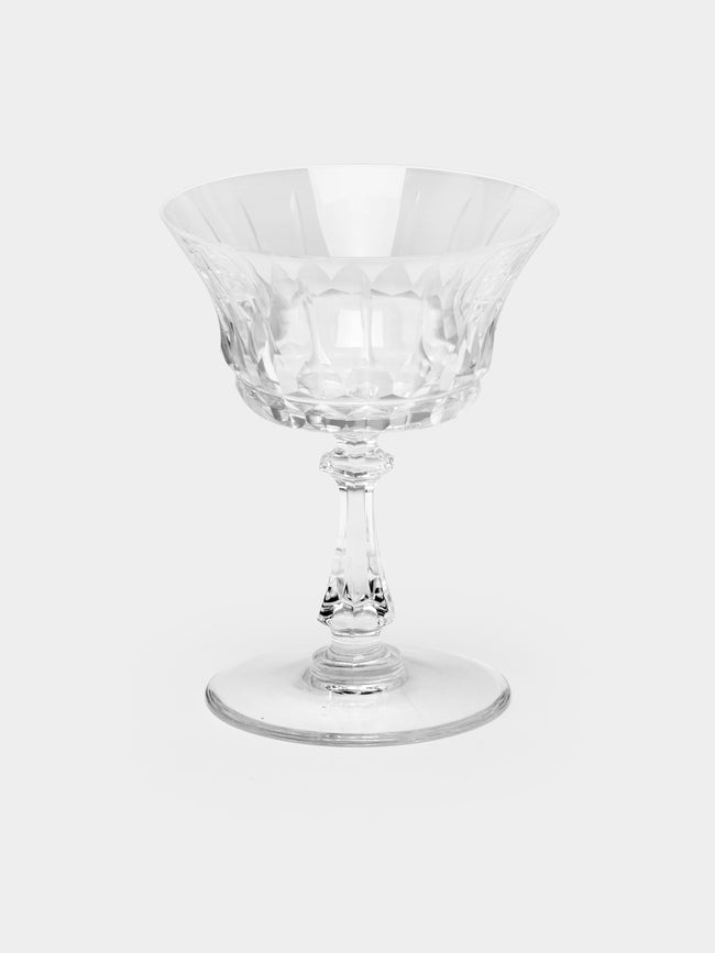 Antique and Vintage - 1960s Val Saint Lambert Crystal Champagne Coupes (Set of 14) -  - ABASK - 