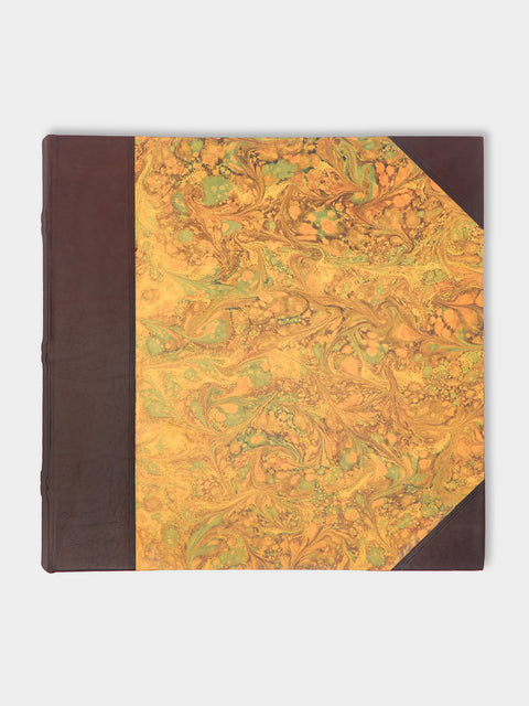 Giannini Firenze - Hand-Marbled Leather Bound Large Photo Album -  - ABASK - 