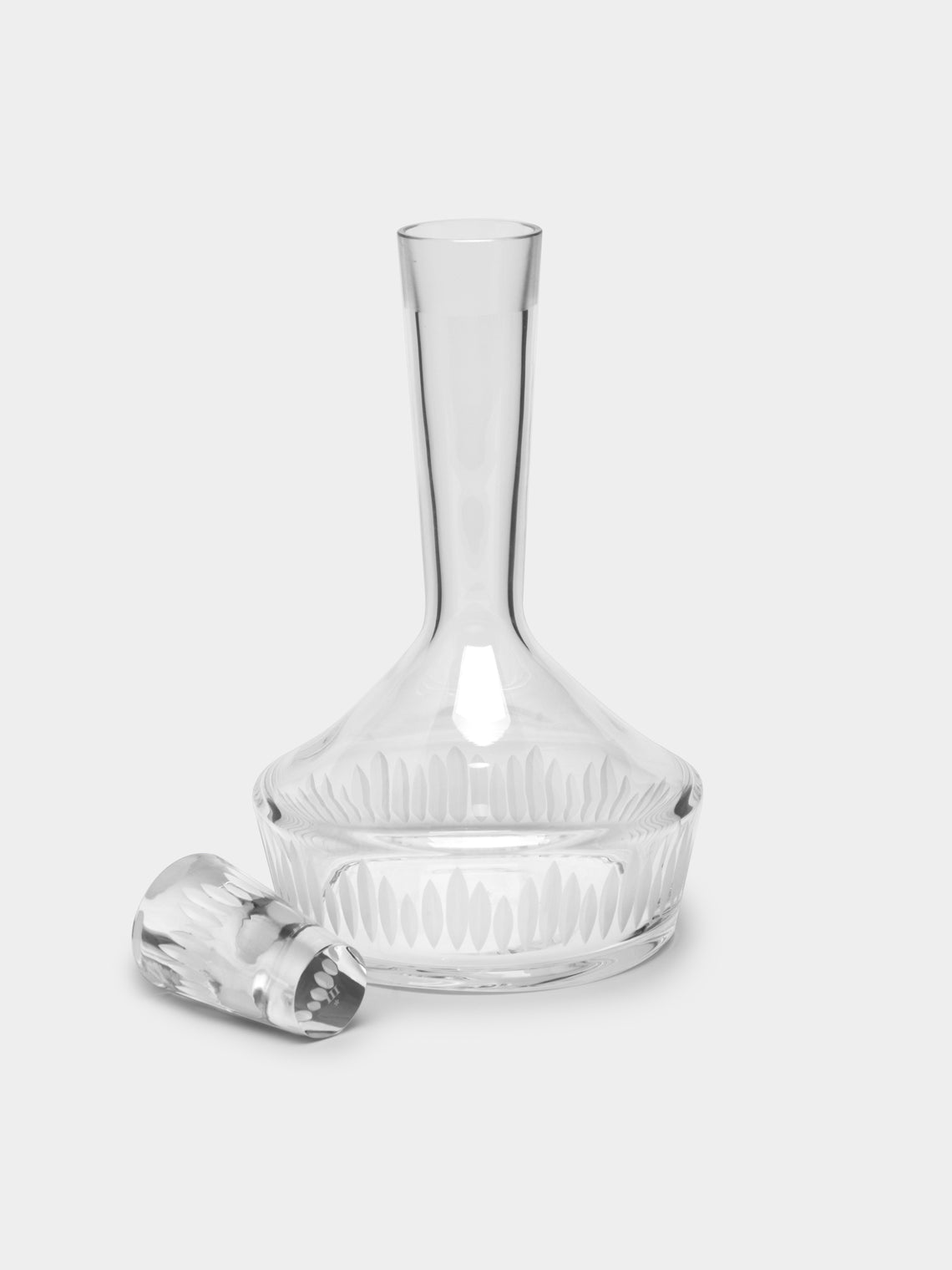 J. Hill's Standard - Martino Gamper Furrow Cut Crystal Decanter -  - ABASK