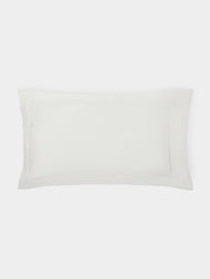 Volga Linen - Diamond-Stitch Linen Super King Pillowcases (Set of 2) -  - ABASK - 