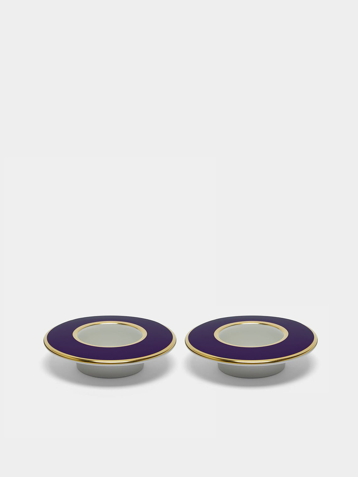 Augarten - Hand-Painted Porcelain Tealight Holders (Set of 2) -  - ABASK