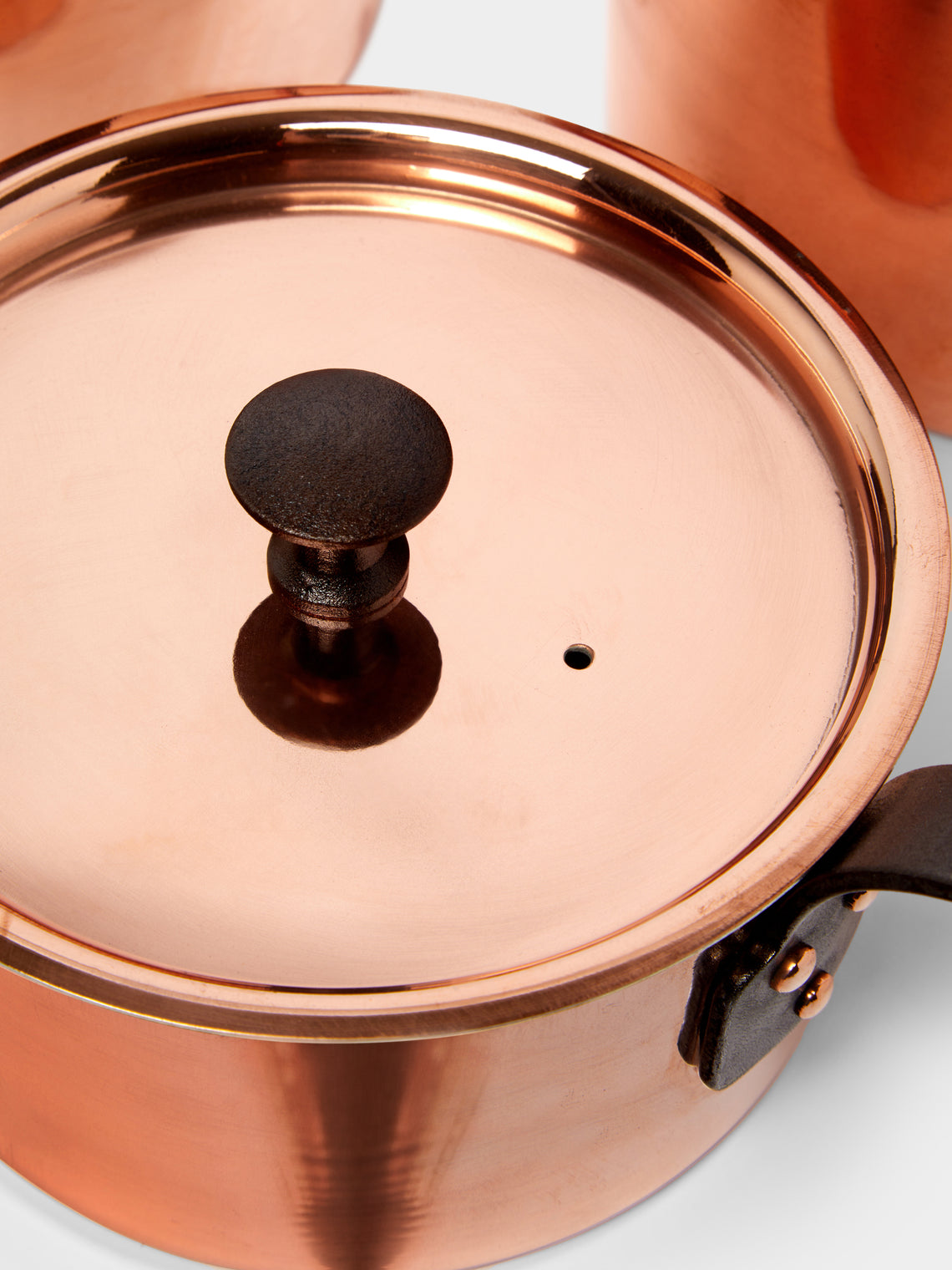 Netherton Foundry - Spun Copper Lidded Saucepans (Set of 3) -  - ABASK