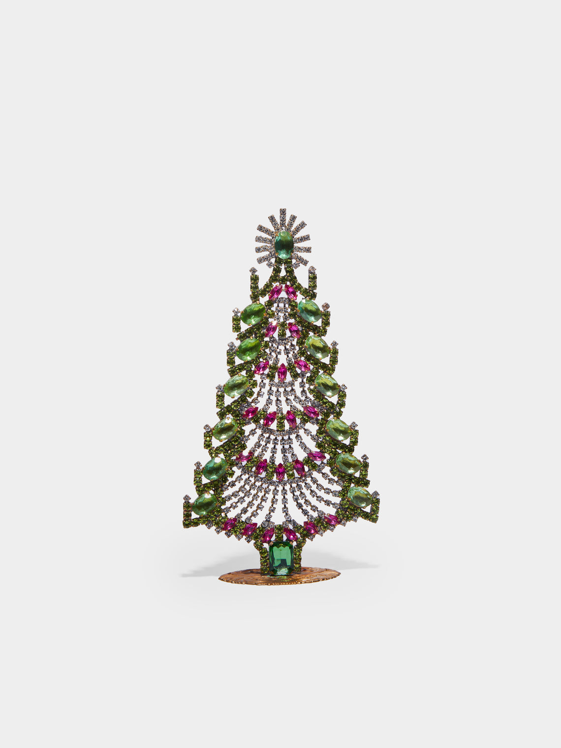 Antique and Vintage - 1930s Czech Jewelled Small Christmas Tree -  - ABASK - 