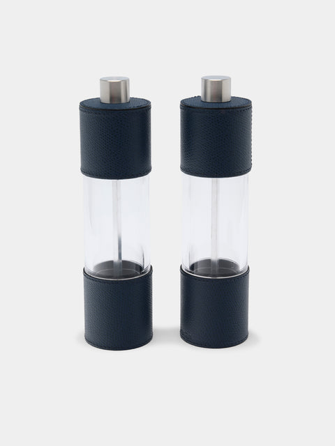 Giobagnara - Otello Leather Salt and Pepper Mills (Set of 2) -  - ABASK - 