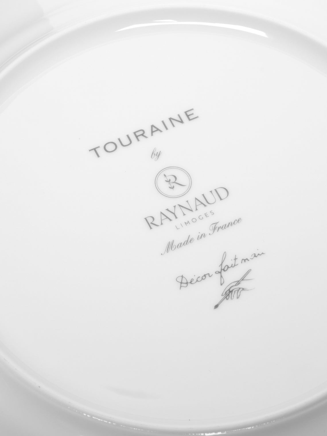 Raynaud - Touraine Hand-Painted Porcelain Dinner Plate - Green - ABASK