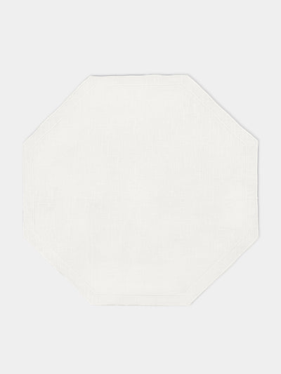 La Gallina Matta - Octagon Linen Placemats (Set of 4) -  - ABASK - 