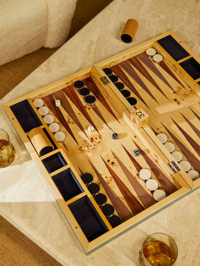 Forwood Design - Faux Shagreen Large Backgammon Set -  - ABASK