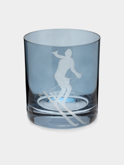 Artel - Sporting Hand-Engraved Crystal Double Old Fashioned Glass -  - ABASK - [thumbnail]