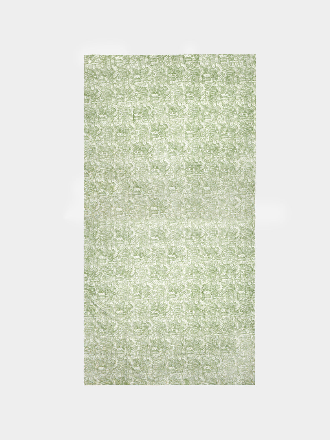 The Table Love - The Savanna Block-Printed Linen Large Tablelcoth -  - ABASK