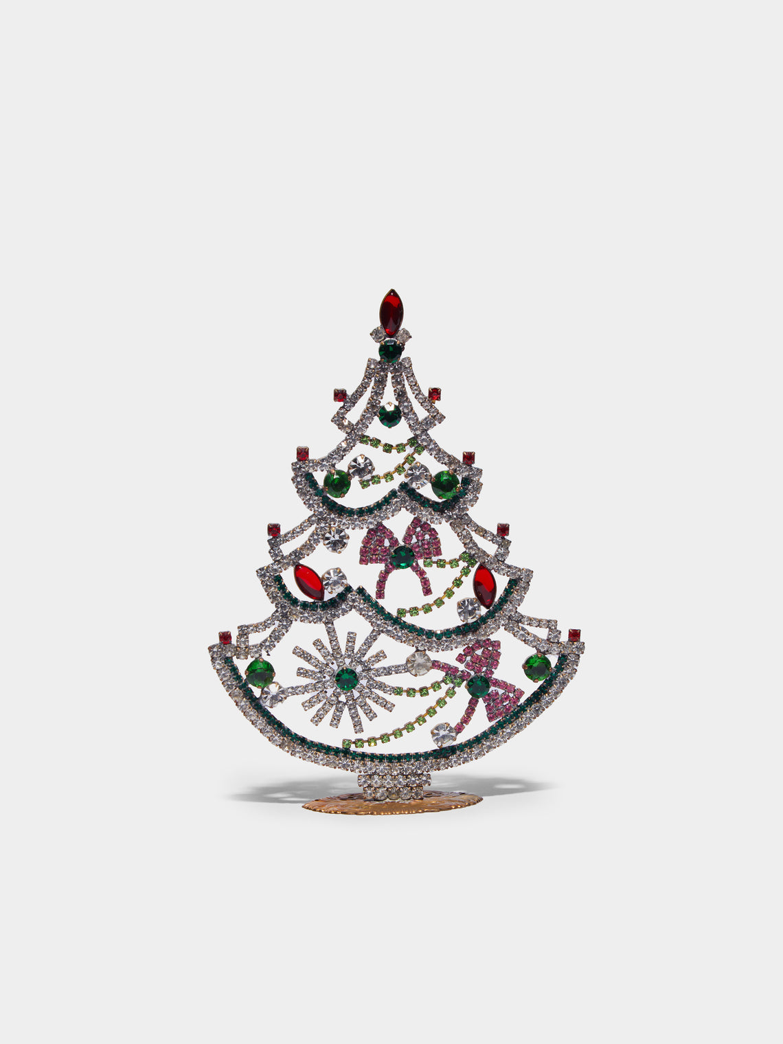 Antique and Vintage - 1930s Czech Jewelled Small Christmas Tree -  - ABASK - 