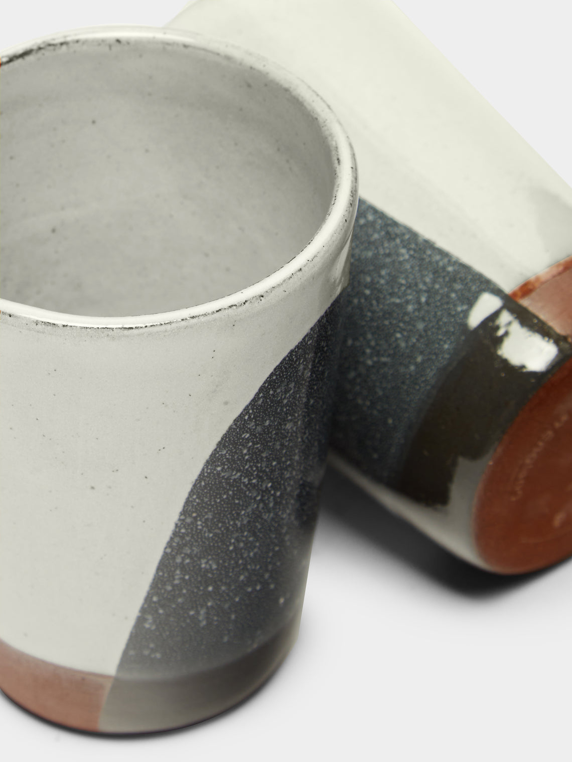 Silvia K Ceramics - Hand-Glazed Terracotta Beakers (Set of 4) -  - ABASK