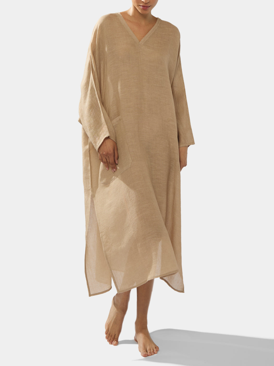 Cashmere and Linen Tunic Dress | Size: S