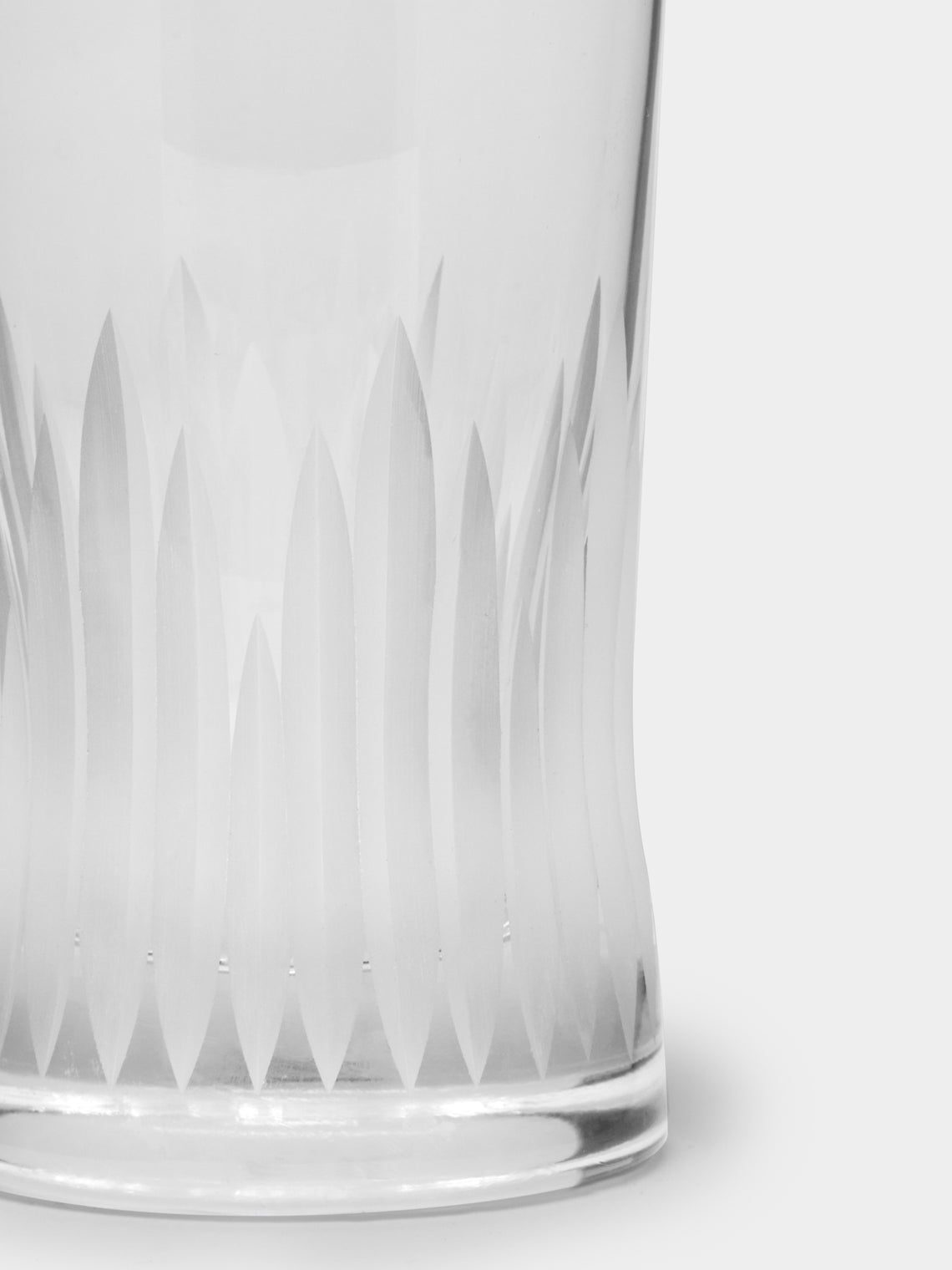 J. Hill's Standard - Martino Gamper Furrow Cut Crystal Tumbler -  - ABASK