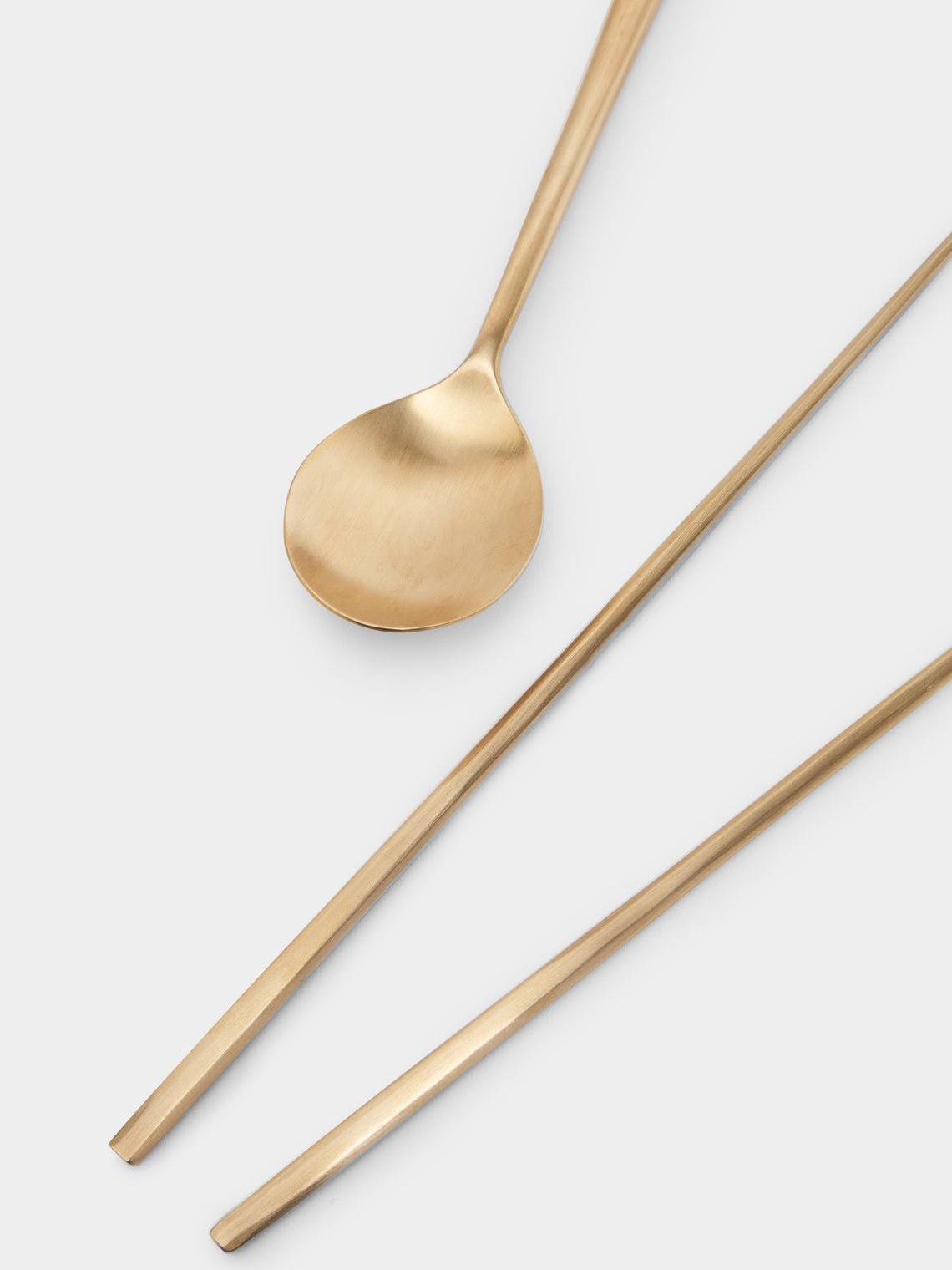 Jong Duk Lee - Bangjia Brass Spoon and Chopsticks -  - ABASK