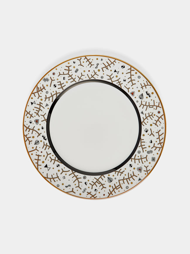 Augarten - Cabaret Hand-Painted Porcelain Dinner Plate -  - ABASK - 