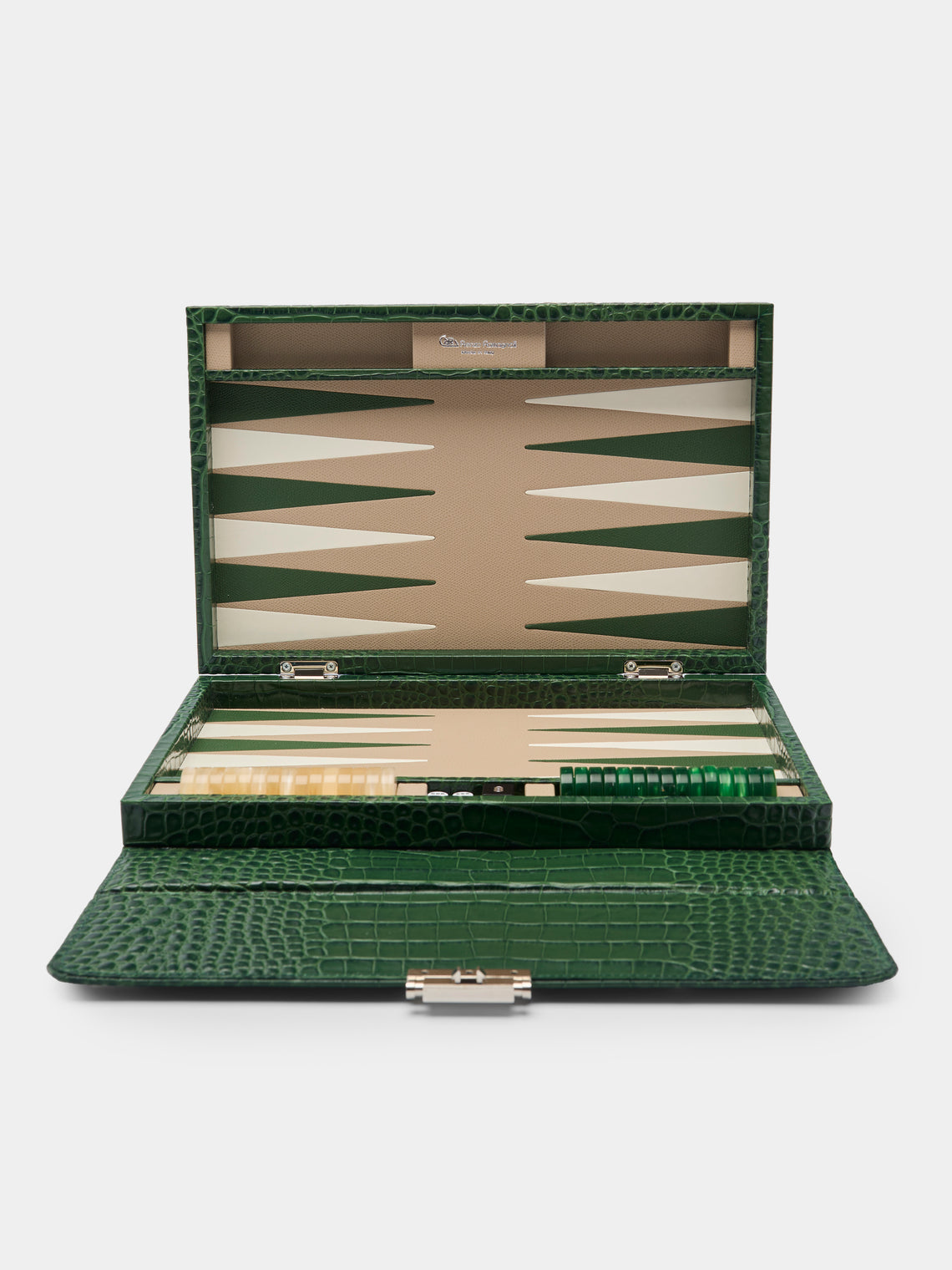 Renzo Romagnoli - Leather Travel Backgammon Set -  - ABASK - 