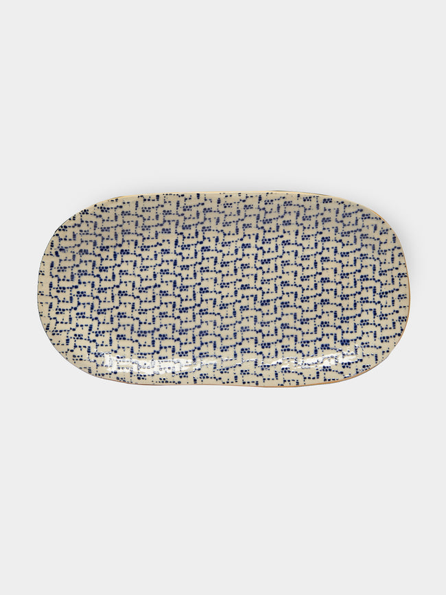 Terrafirma Ceramics - Hand-Printed Ceramic Small Fish Platter -  - ABASK - 