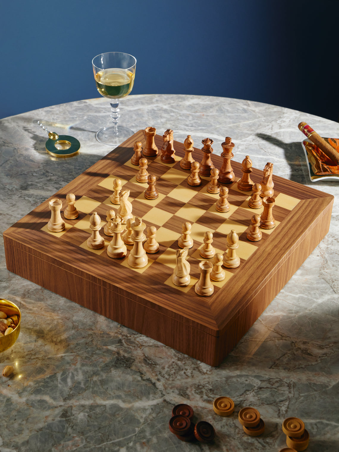 Agresti - Wood Chess Set -  - ABASK