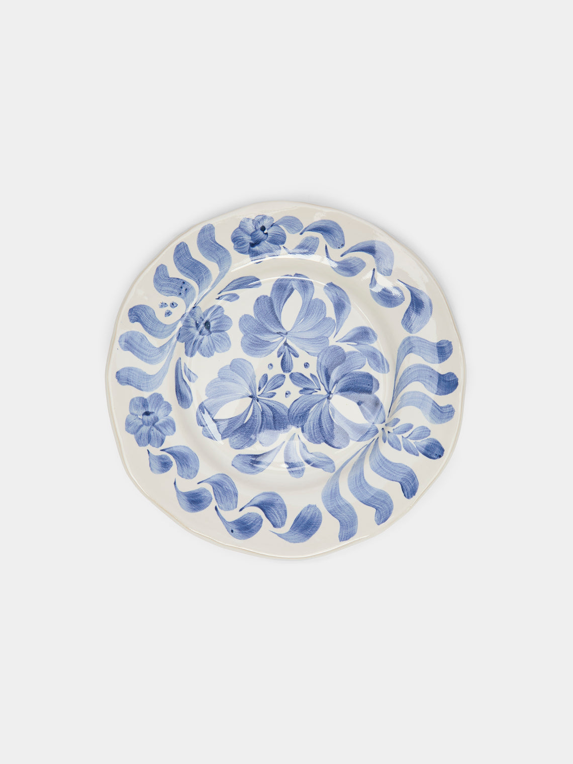 Zsuzsanna Nyul - Hand-Painted Ceramic Side Plates (Set of 4) -  - ABASK - 