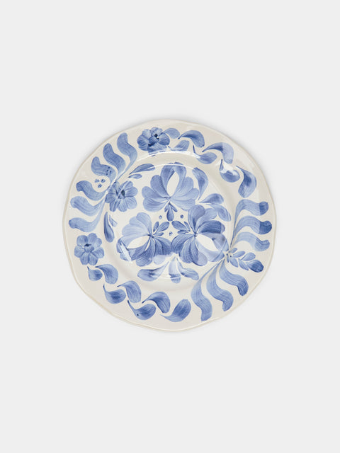 Zsuzsanna Nyul - Hand-Painted Ceramic Side Plates (Set of 4) -  - ABASK - 