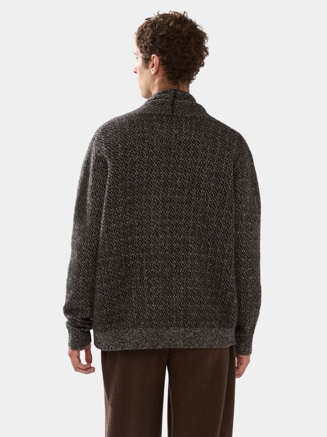 Frenckenberger - Hamza Cashmere Colour-Block Sweater -  - ABASK