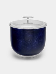 Zanetto - Aquarius Enamelled Silver-Plated Ice Bucket -  - ABASK - 