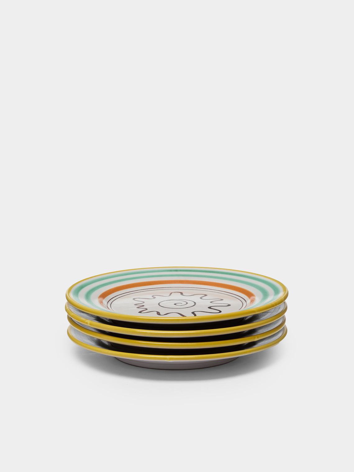 Ceramica Pinto - Vietri Hand-Painted Side Plates (Set of 4) -  - ABASK