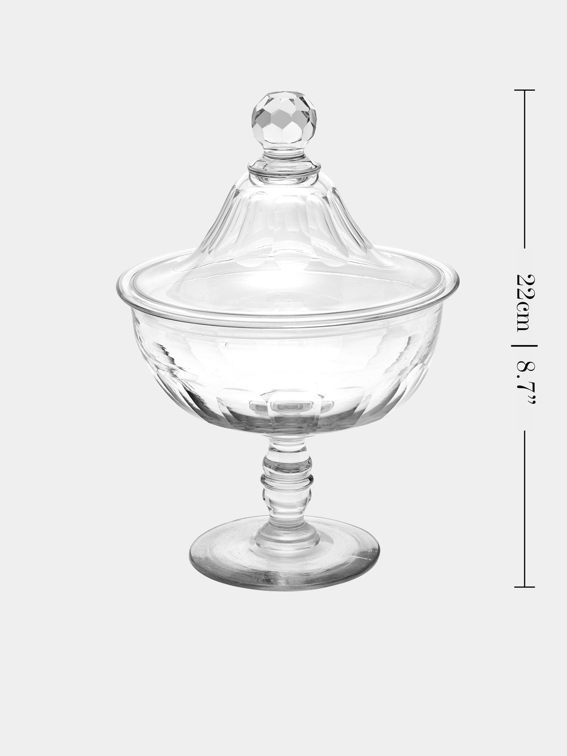 Antique and Vintage - 19th-Century Crystal Candy Dish -  - ABASK