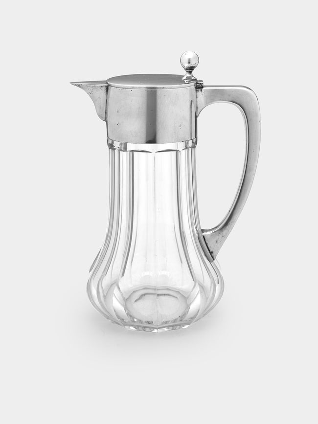 Antique and Vintage - 1920s Silver and Glass Lemonade Jug -  - ABASK - 