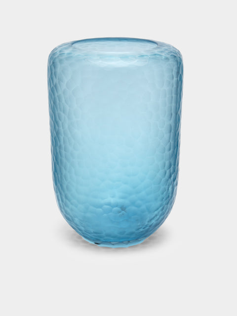 Micheluzzi Glass - Rullo Diamante Hand-Blown Murano Glass Large Vase -  - ABASK - 