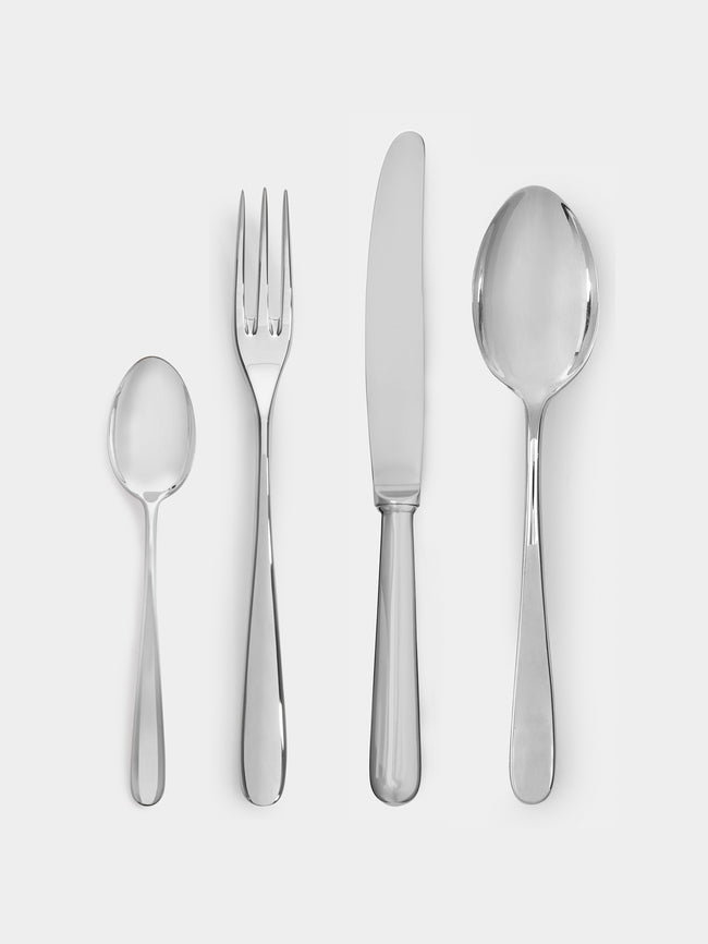 Zanetto - Miroir Silver-Plated Dinner Cutlery (Set of 4) - Silver - ABASK - 