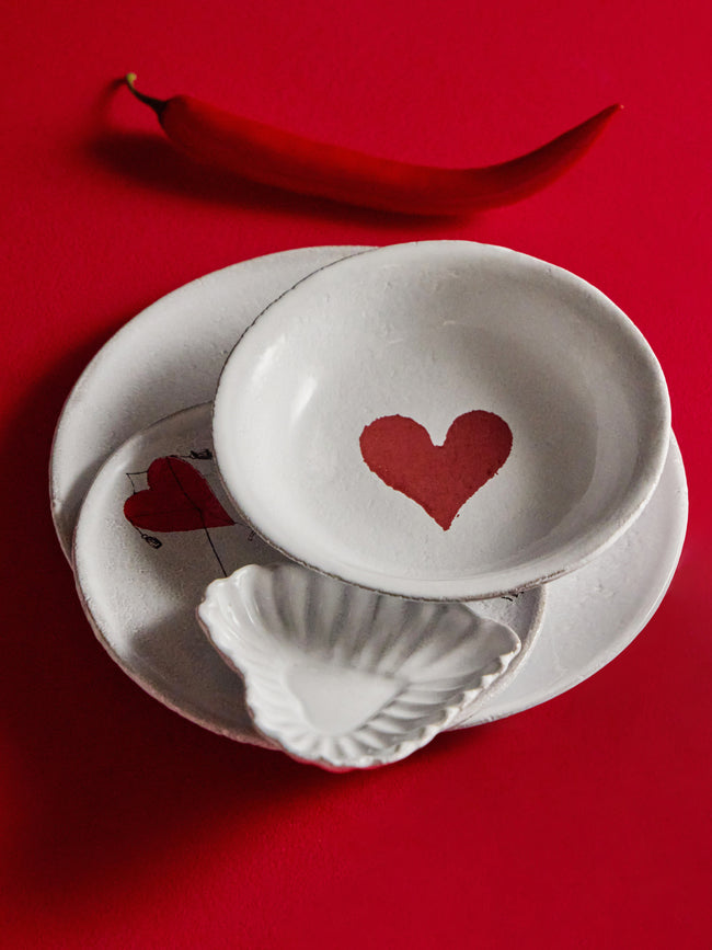 Heart Hand-Glazed Ceramic Small Dish