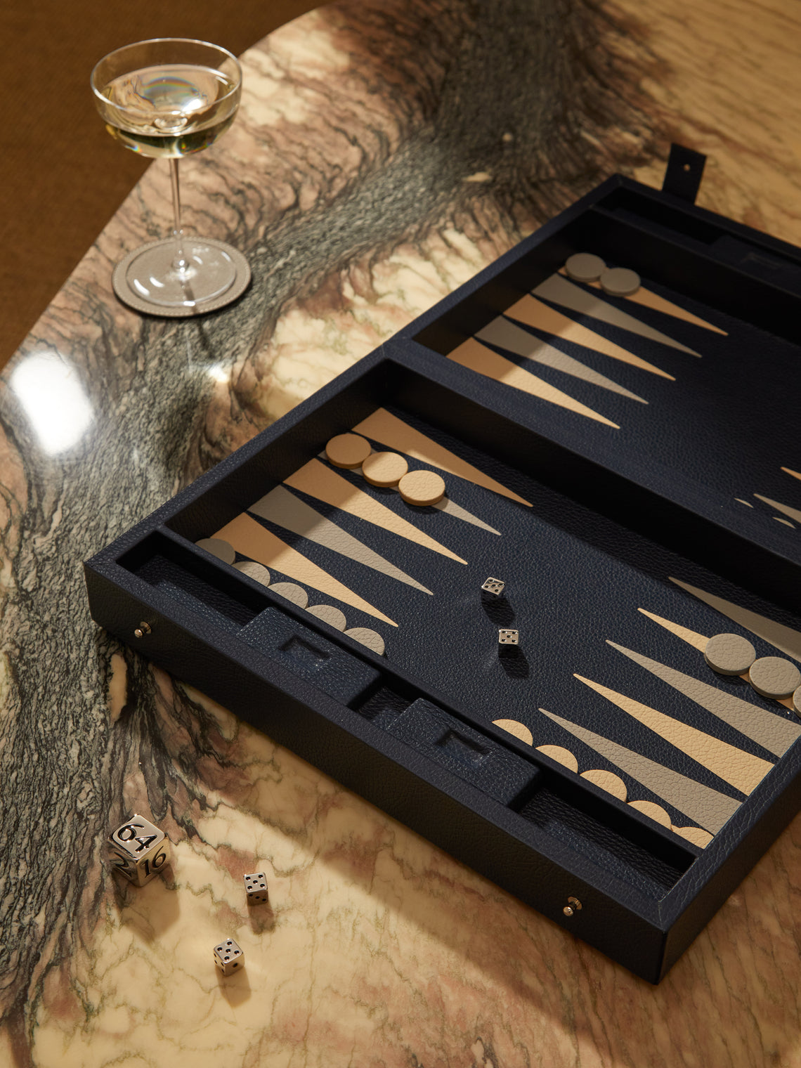 Cassigoli - Leather Backgammon Set -  - ABASK