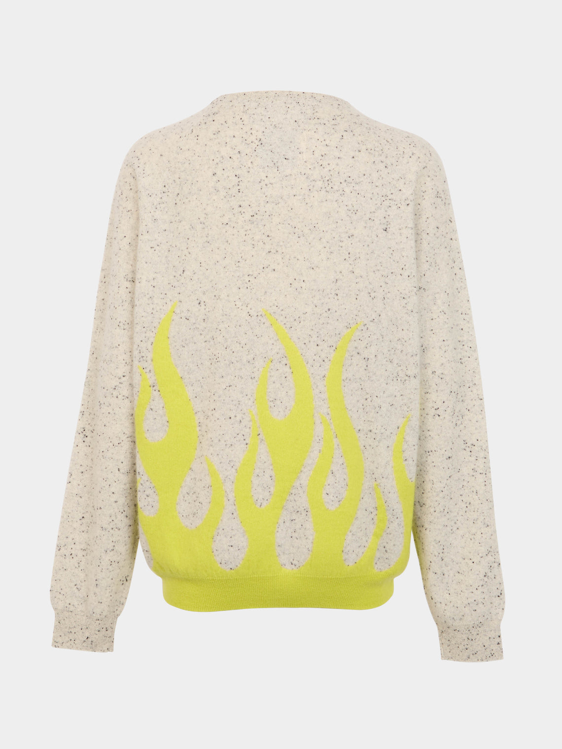 Frenckenberger - Sylvie Fleury Flame Cashmere R-Neck Sweater | Size: M -  - ABASK