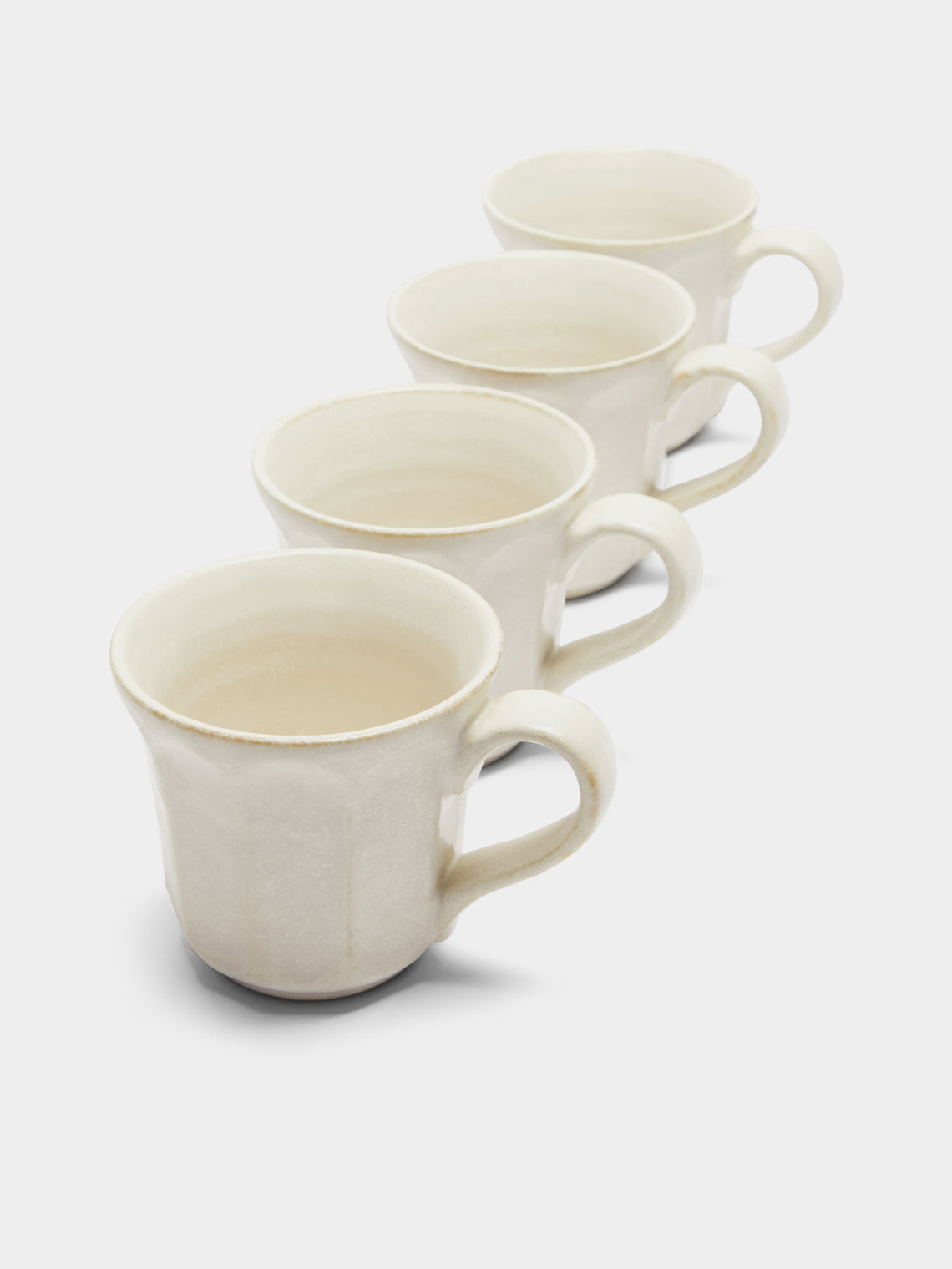 Kaneko Kohyo - Rinka Ceramic Mugs (Set of 4) - White - ABASK
