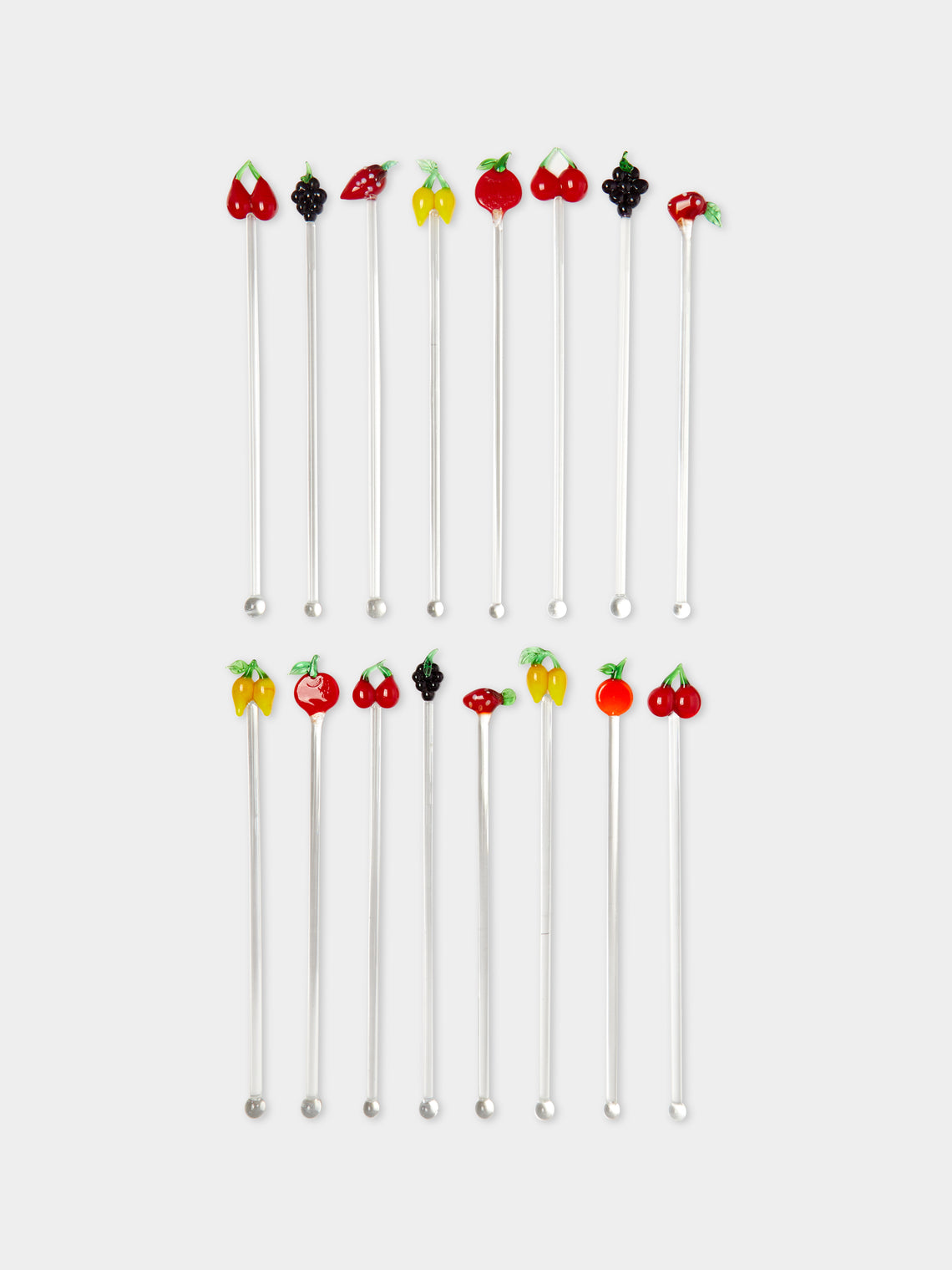 Antique and Vintage - 1960s Murano Glass Cocktail Stirrers (Set of 16) -  - ABASK - 