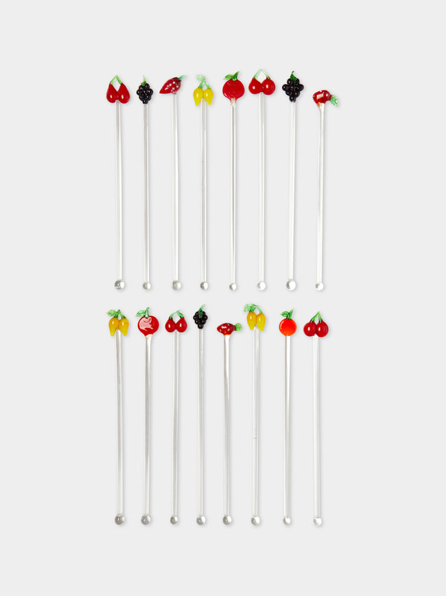 Antique and Vintage - 1960s Murano Glass Cocktail Stirrers (Set of 16) -  - ABASK - 