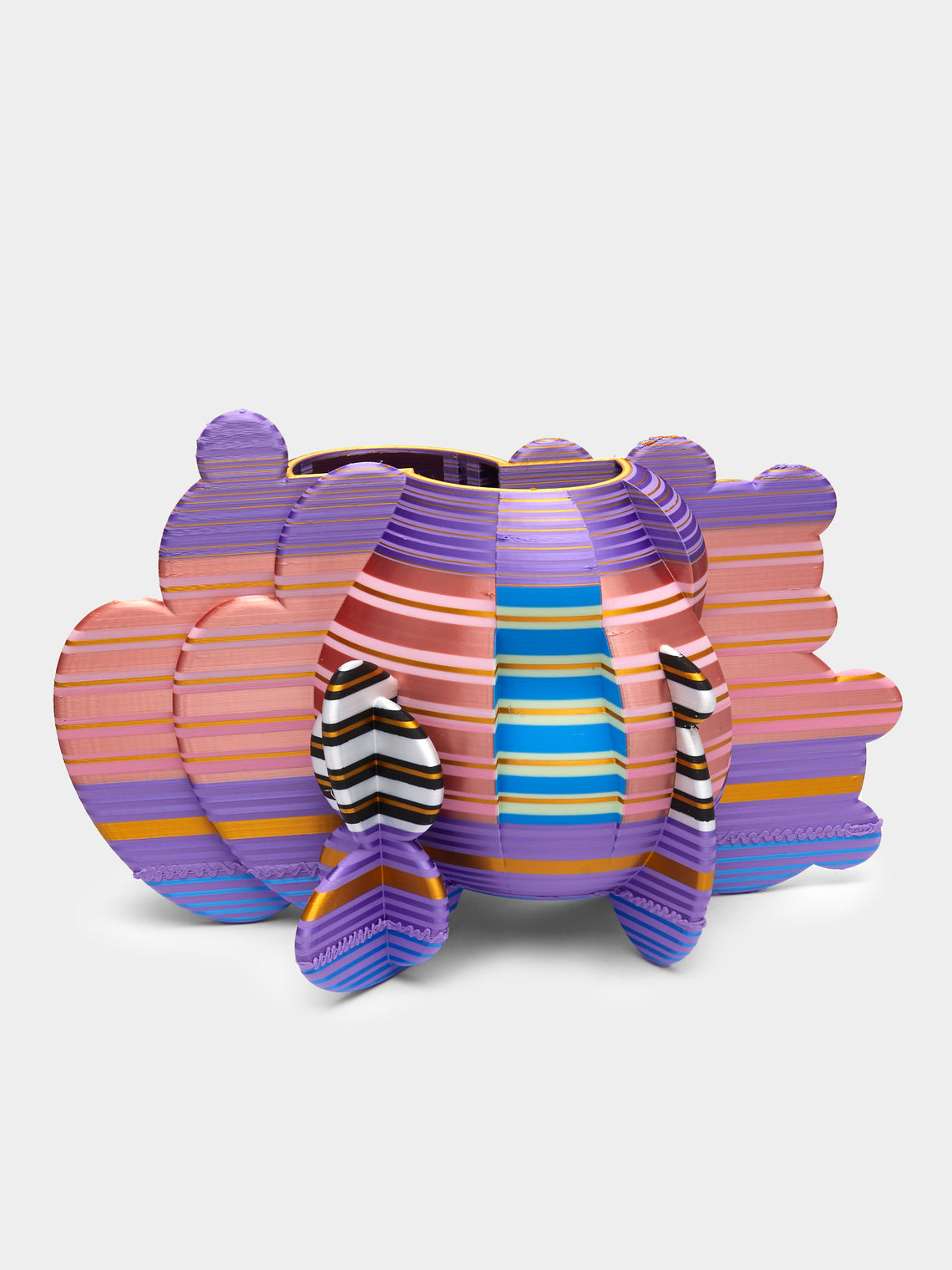 Jolie Ngo - Rainbow Thread Plastic Vessel -  - ABASK