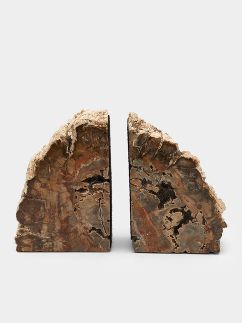 Jia Jia - Crystallised Wood Bookends -  - ABASK - 