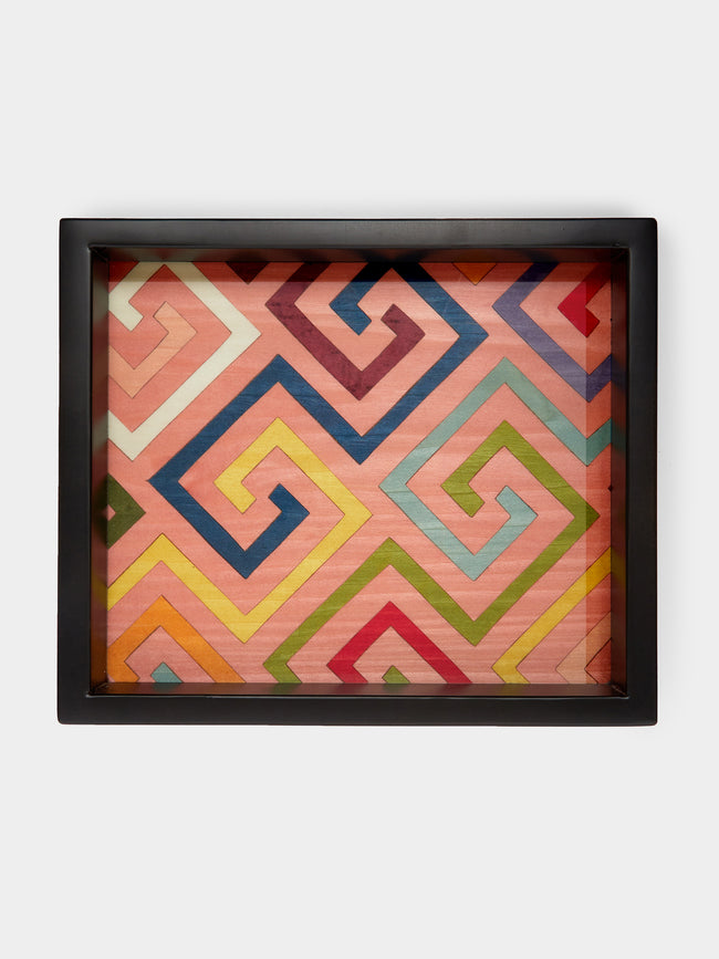 Biagio Barile - Labyrinth Wood Inlay Small Tray -  - ABASK - 