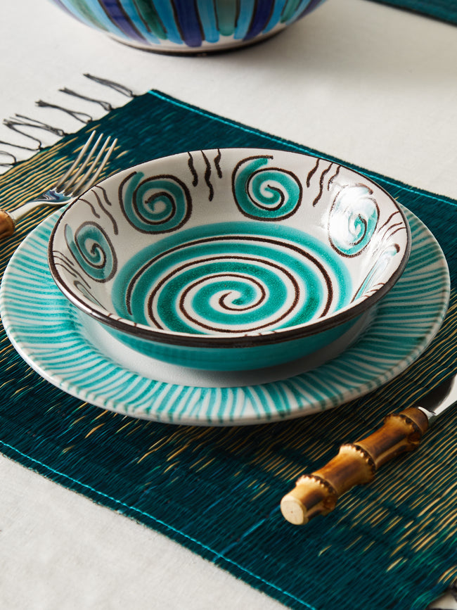 Ceramica Pinto - Vietri Hand-Painted Ceramic Pasta Bowls (Set of 4) -  - ABASK